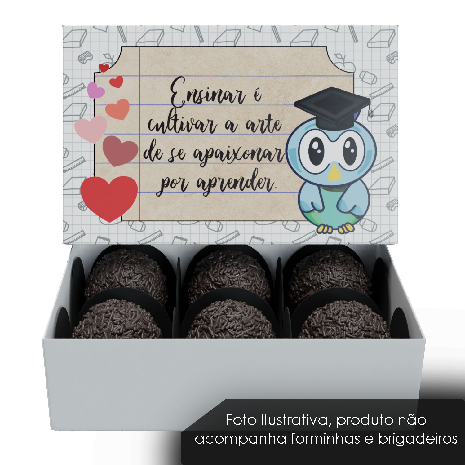 Caixa 6 doces modelo 2
